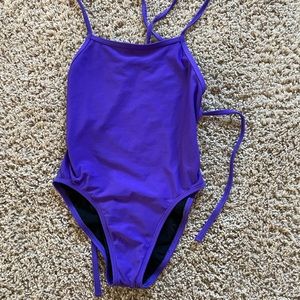 Jolyn tie back suit- Jackson style full coverage.